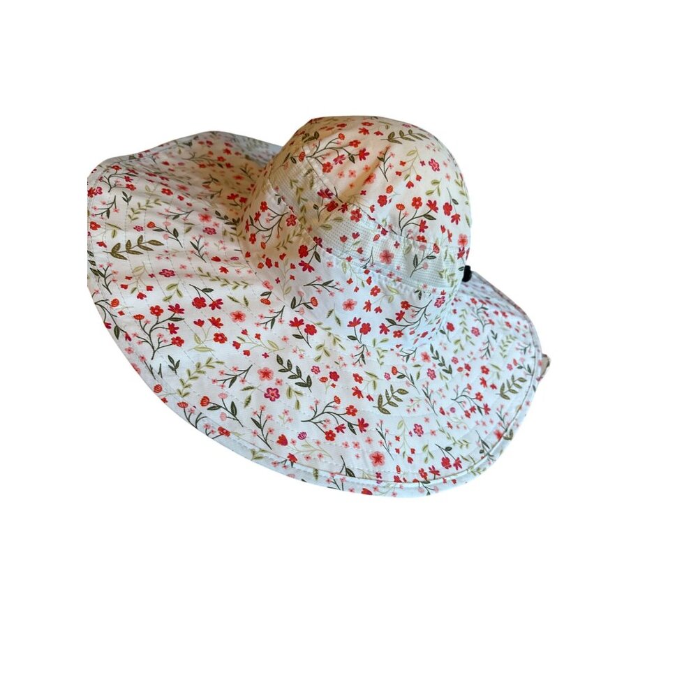 Gardenline Sun Hat With Floral Design One Size Garden Hat